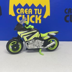 Playmobil Moto de Trail negra y verde